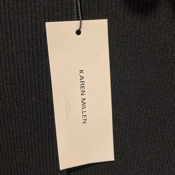 🆕 Karen Millen Crew Neck Knitted Skater Dress NWT - Picture 4 of 9